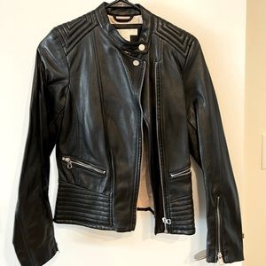 H&M faux leather jacket